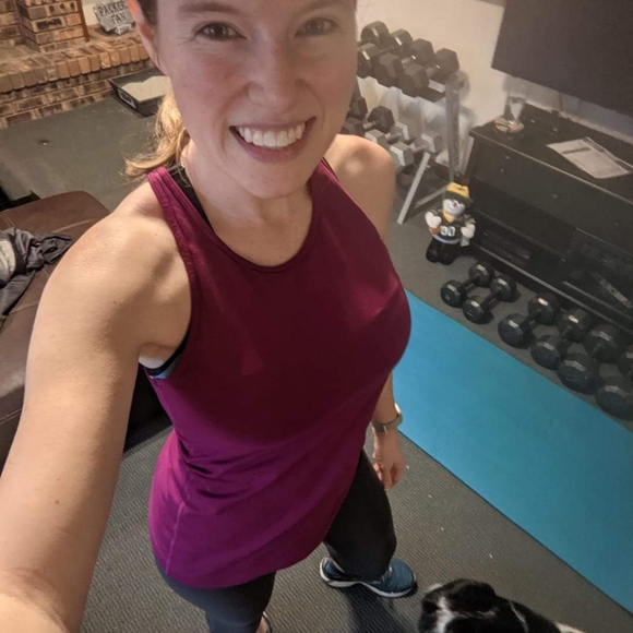 Pink Under Armour Workout Tank - Picture 6 of 6